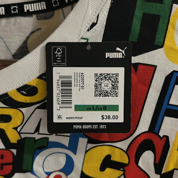 Puma Colorful T-Shirt - Picture 2 of 6